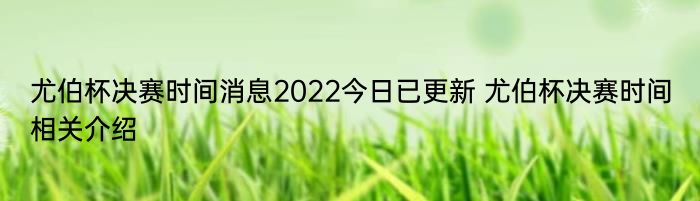 尤伯杯决赛时间消息2022今日已更新 尤伯杯决赛时间相关介绍
